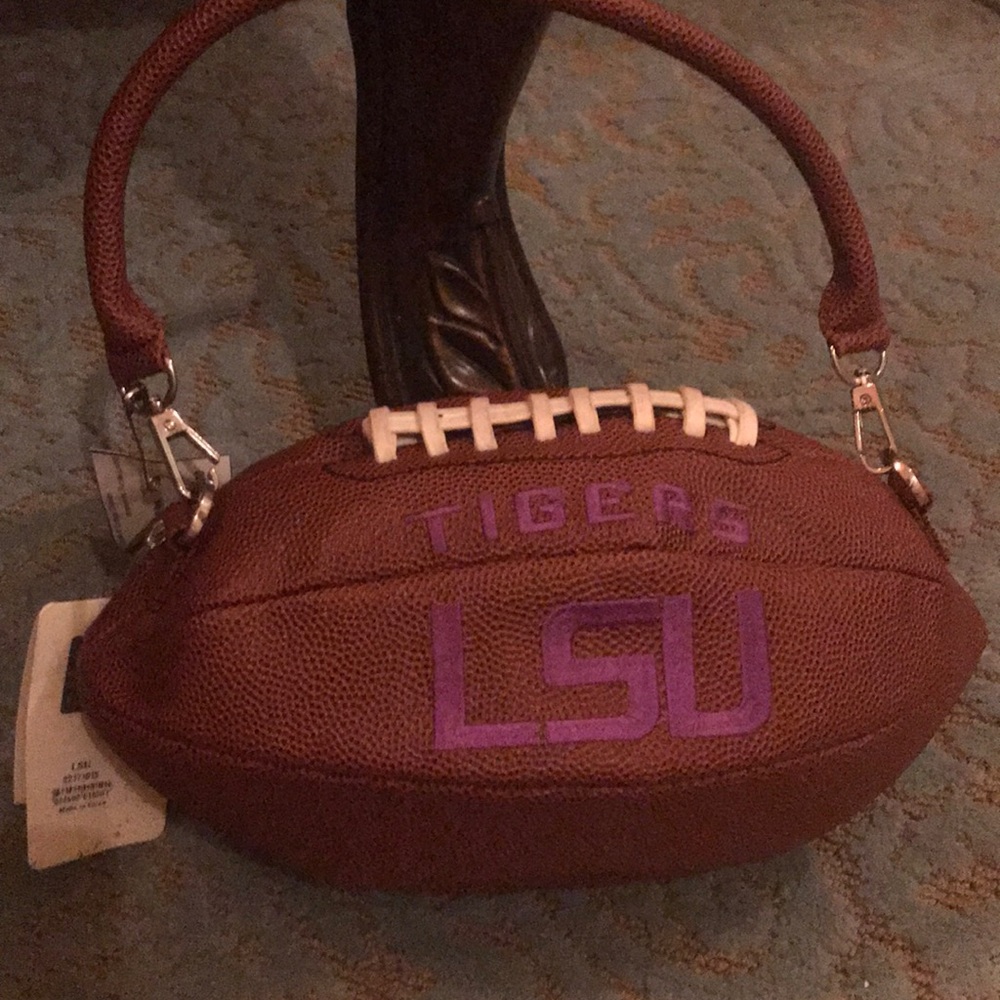LSU football purse